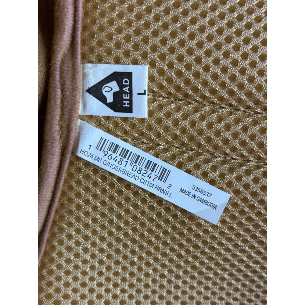 Gingerbread Dog Harness Large Tan Canvas Christmas Holiday Hooded‎ Costume